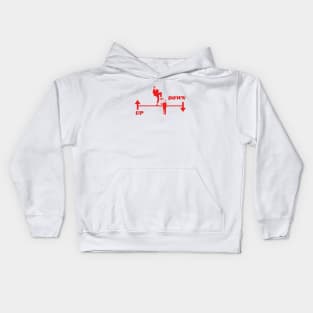 Up and down Kids Hoodie